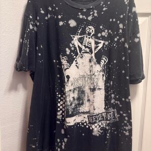 Affliction Men's Black and Grey T-shirt